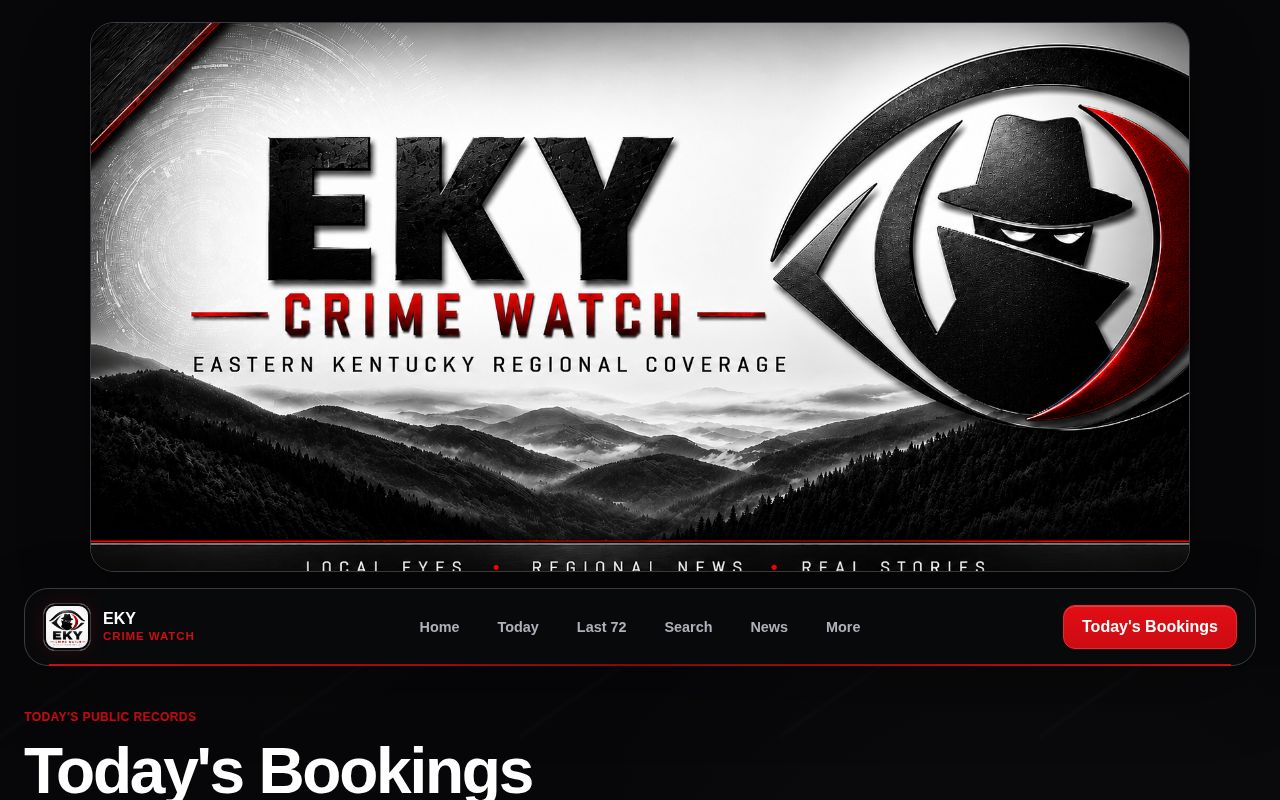 Unofficial regional interface for Wolfe County arrests last 24 hours